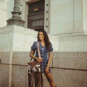 HAUTE SOUTHERN WESTERN Fringe Bag and matching wallet